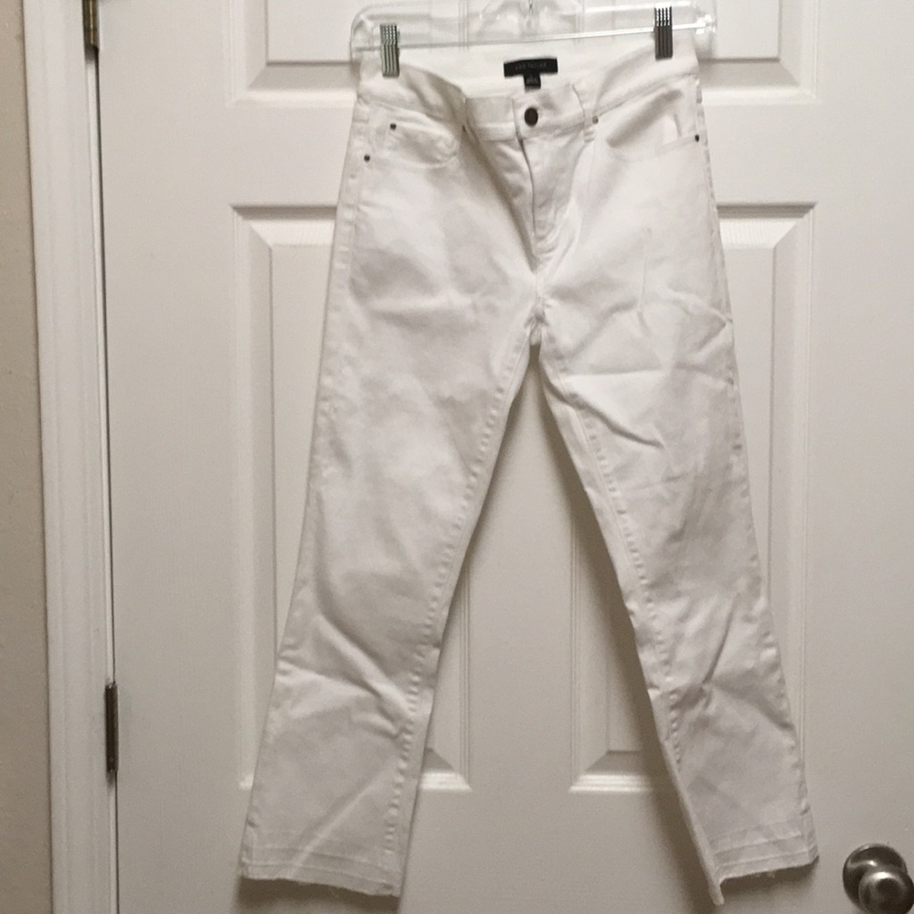 Raw  Hem Kick Crop Jeans,Pants, size-0